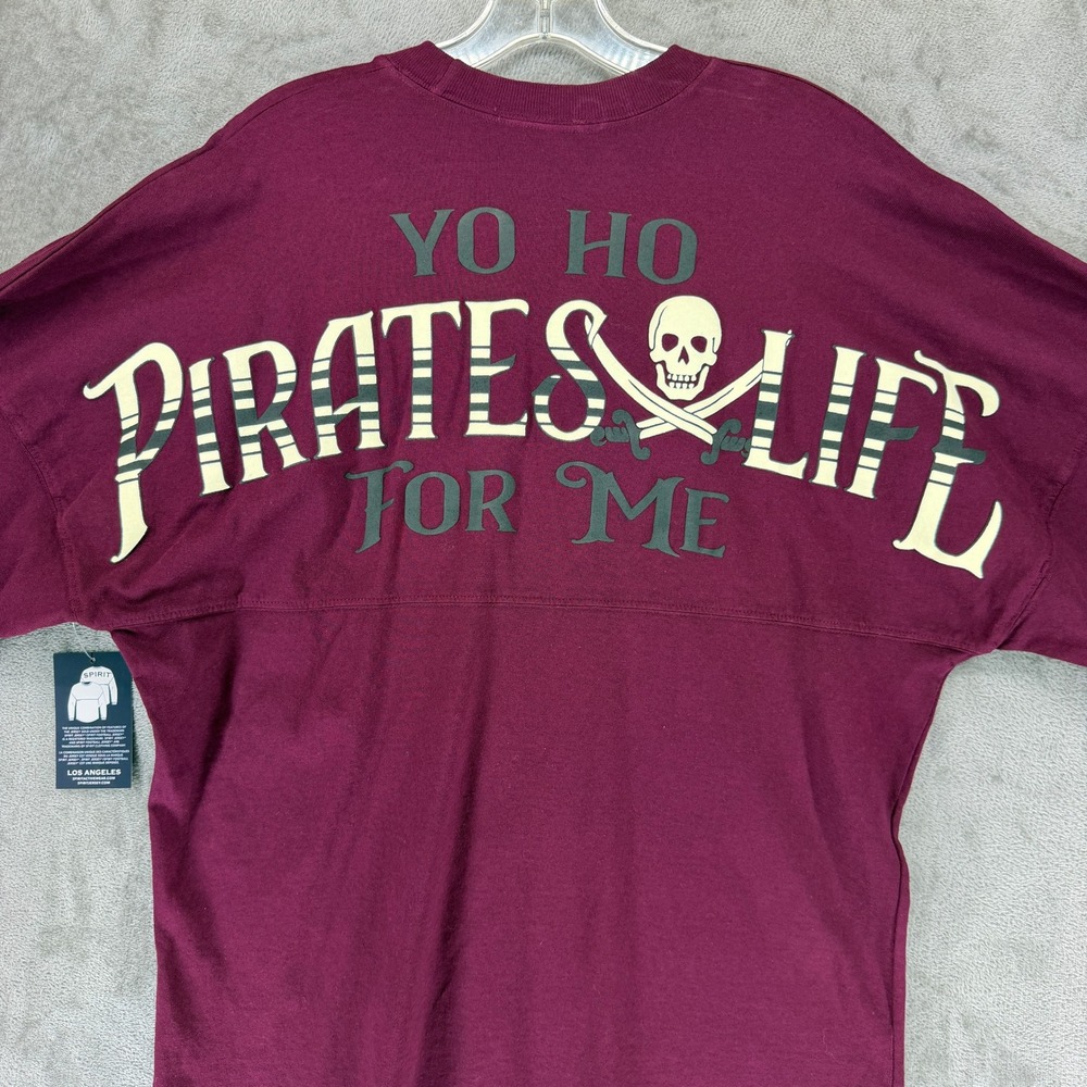 Disney Pirates Of The Caribbean Spirit Jersey Yo Ho Pirates Life For Me Small
